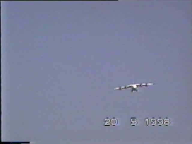 Flugvorfhrung der Antonow An-70 auf der ILA am 20.05.1998, Digitalisierung einer alten Video 8 Aufnahme