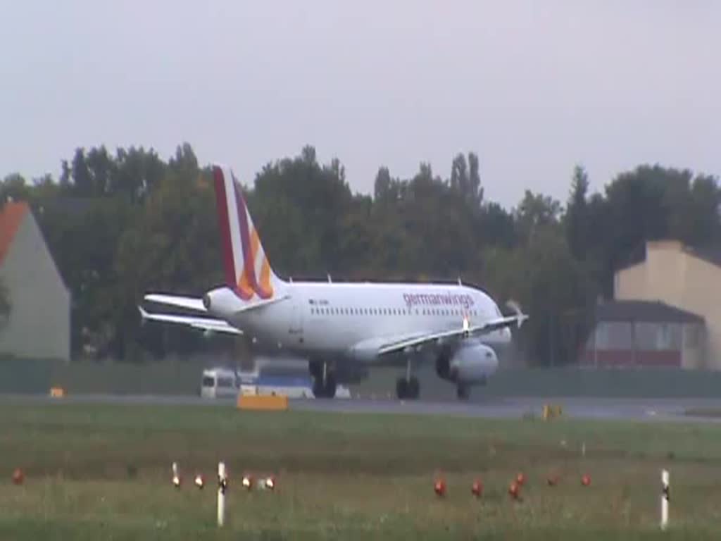 Germanwings A 319-132 D-AGWH beim Start in Berlin-Tegel am 27.09.2014