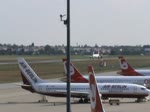Air Berlin A 320-214 D-ABDY beim Start in Berlin-Tegel am ...