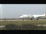 Air Europa BAe-ATP im Mai 1999 auf dem Flughafen Mahon. Digitalisierung einer Video 8 Aufnahme