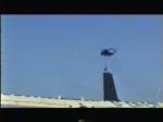 Bundeswehr Sikorsky CH-53 bei einer Flugvorfhrung auf der ILA am 09.06.2000 in Berlin-Schnefeld, Digitalisierung ener Video 8 Aufnahme