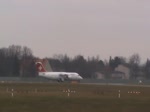 Swiss Avro Regjet RJ100 HB-IXU beim Start in Berlin-Tegel  am 05.02.2016
