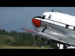 Start der Douglas DC - 3 Vennerene vom Flugplatz Peenemnde.