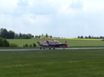 Zlin 526 AFS, D-EWQL und D-EWQC beim Start zum Paarkunstflug beim Flugplatzfest in Gera (EDAJ) am 20.5.2017