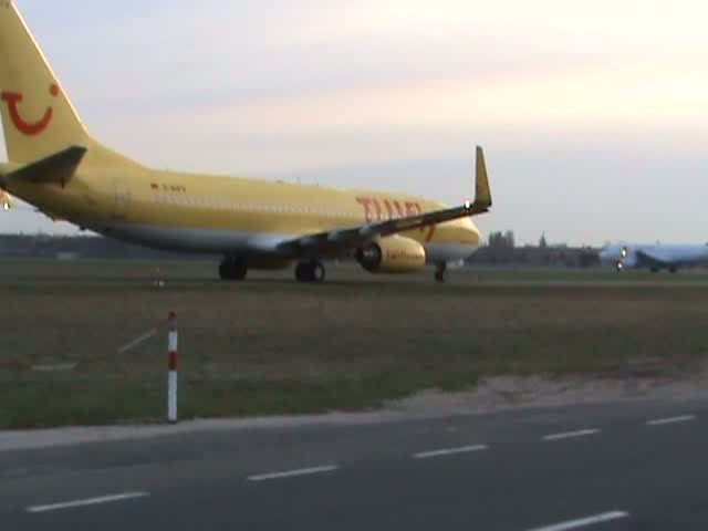 Austrian A 319-112 OE-LDD beim Start in Berlin-Tegel am 02.04.2010