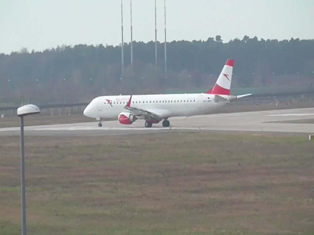 Austrian Airlines, ERJ-195-200LR, OE-LWA, BER, 16.02.2024