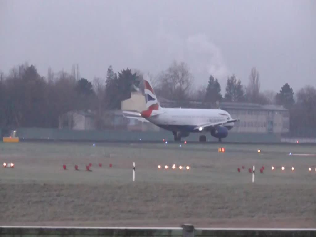 British Airways, Airbus A 320-232, G-EUUA, TXL, 30.11.2019