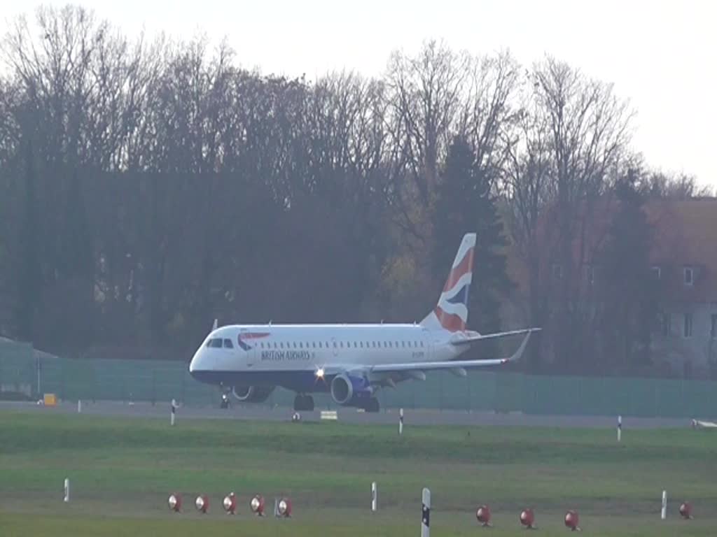 British Airways(CityFlyer), ERJ-190-100SR, G-LCYR, TXL, 30.11.2019