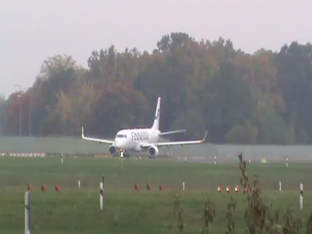 Finnair ERJ-190-100LR OH-LKG beim Start in Berlin-Tegel am 26.10.2014
