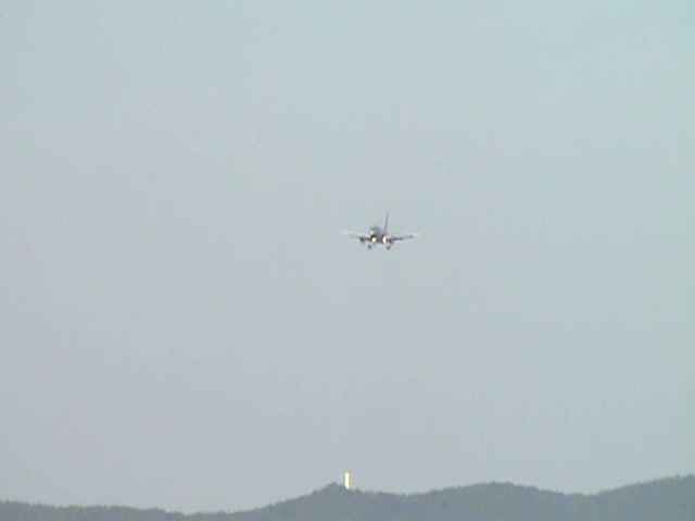 Germanwings-Airbus A319-100 bei der Landung in Berlin-Schnefeld