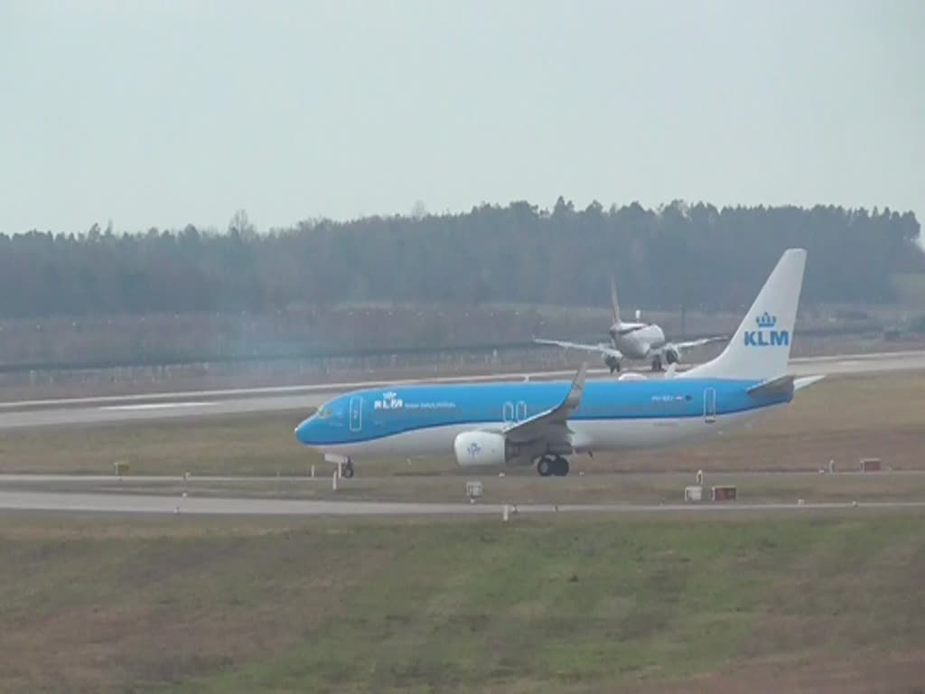 KLM, Boeing B 737-8K2, PH-BXV, BER, 16.02.2024