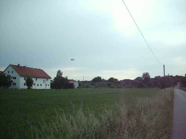 Landung der LTU in MUC. (02.06.08)bei Hallbergmoos