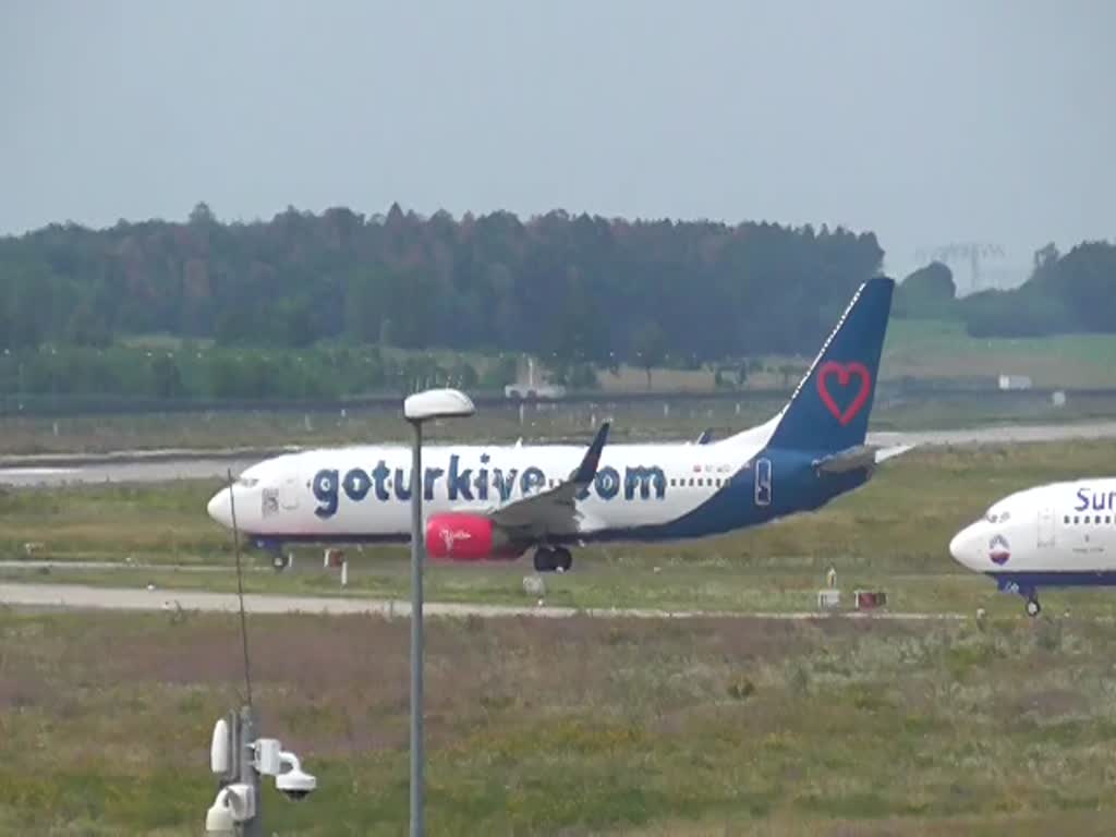 Mavi Gok Aviation, Boeing B 737-83N, TC-MGC, BER, 23.07.2023