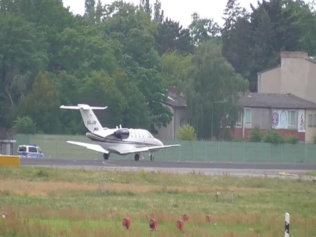 Private Cessna 525 Citation CJ1, 9A-JIM, TXL, 17.07.2020