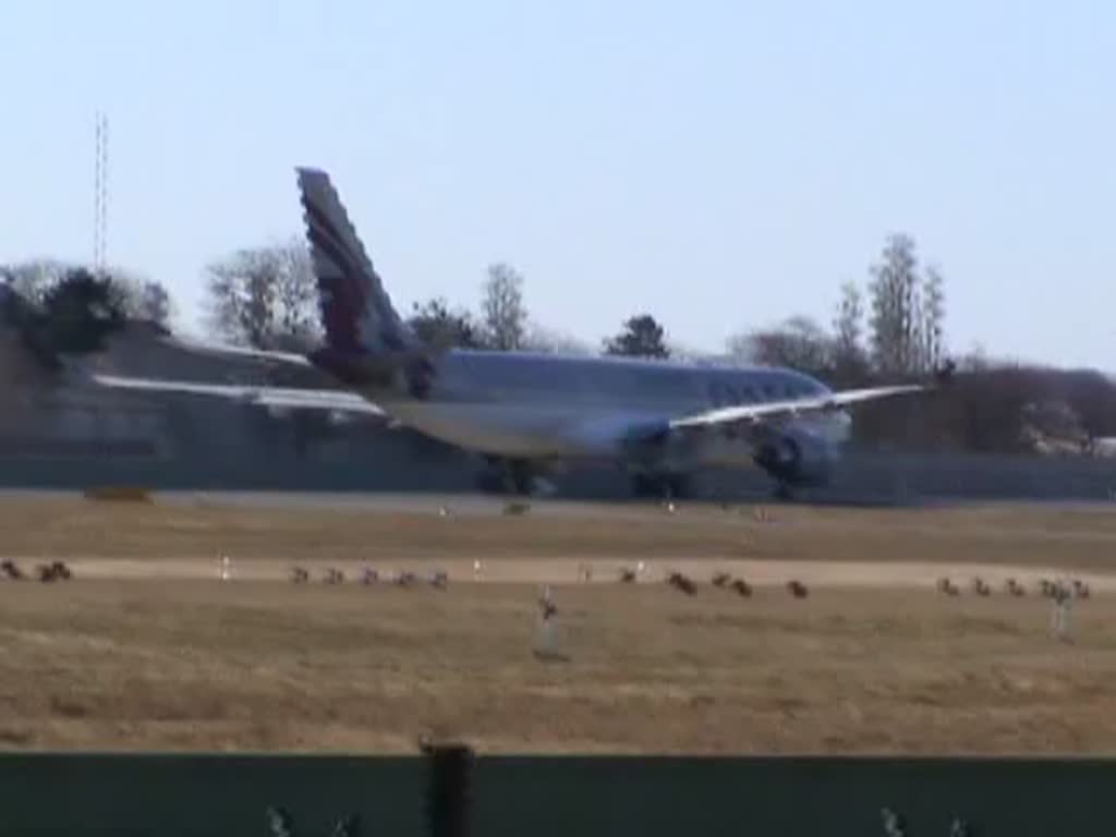 Qatar Airways A 330-202 A7-ACD beim Start in Berlin-Tegel am 06.03.2011