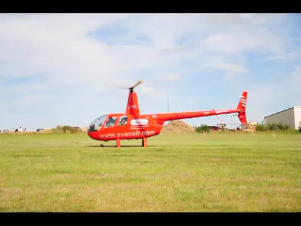 R 44 startet zum Rundflug in Wershofen/Eifel - 02.09.2012