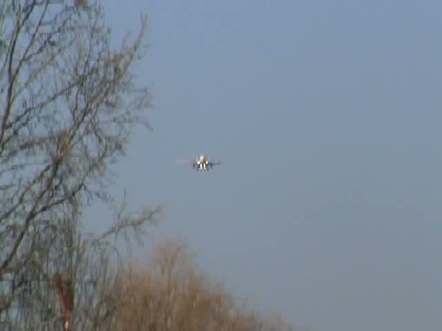 Ryanair B 737-8AS bei der Landung in Berlin-Schnefeld am 03.04.2009