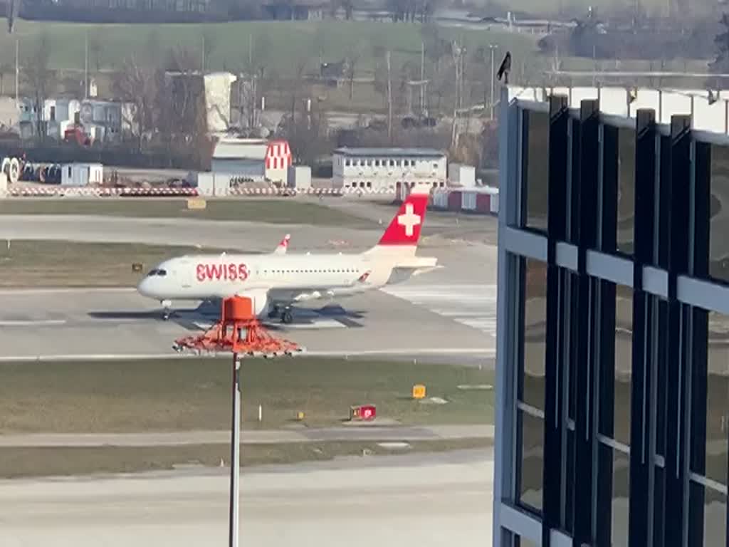 SWISS International Air Lines, HB-JBG, Bombardier CS-100, msn: 50016, 02.März 2021, ZRH Zürich, Switzerland.