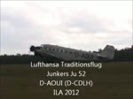 Lufthansa Traditionsflug Junkers JU 52 beim Start auf der ILA 2012 am 15.09.2012