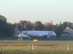 Lufthansa A 321-131 D-AIRT beim Start in Berlin-Tegel am 19.10.2014