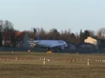 Lufthansa A 320-211 D-AIQU beim Start in Berlin-Tegel am 08.02.2015