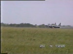 Bundeswehr Mig-29A 29+03 bei der Flugvorfhrung auf der ILA in Berlin-Schnefeld am 20.05.1998, Digitalisierung einer alten Video 8 Aufnahme