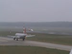 Air Berlin DHC-8-402Q D-ABQB beim Start in Berlin-Tegel am 13.09.2014