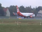 Air Berlin B 737-86Q D-ABBJ beim Start in Berlin-Tegel am 27.09.2014
