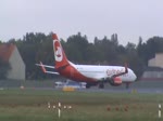 Air Berlin B 737-86J D-ABKA beim Start in Berlin-Tegel am 27.09.2014