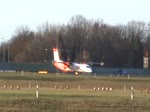 Air Berlin DHC-8-402Q D-ABQJ beim Start in Berlin-Tegel am 08.02.2015