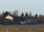 Air Berlin DHC-8-402Q D-ABQF beim Start in Berlin-Tegel am 08.02.2015