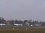 Air Berlin DHC-8-402Q D-ABQQ beim Start in Berlin-Tegel am 05.02.2016