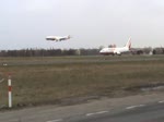 Air Berlin B 737-7Q8 D-ABBV beim Start in Berlin-Tegel am Morgen des 27.02.2010