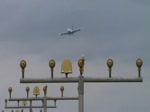 Flugtraining des ersten Lufthansa-Airbus A380-800 auf dem Baden-Airpark am 31.