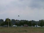 Flugtraining des ersten Lufthansa-Airbus A380-800 auf dem Baden-Airpark am 31.