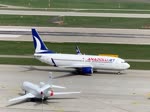 AnadoluJet, TC-JFT, Boeing B737-8F2, msn: 29780/454, 'Kastamonu', 09.April 2021, ZRH Zürich, Switzerland. 