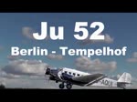 JU 52 BERLIN-TEMPELHOF (D-AQUI) auf dem Inselflughafen Heringsdorf.