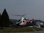 LX-HMD (McDonnell Douglas MD-900 Explorer) Hubschrauber der Luxemburgischen Air Resque aufgenommen beim Abflug nach einem Einsatz.