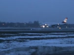 Austrian A 319-112 OE-LDD beim Start in Berlin-Tegel am Morgen des 08.01.2011 