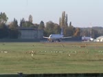 SAS A 319-132 OY-KBP beim Start in Berlin-Tegel am 19.10.2014