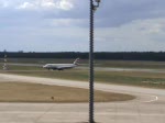 British Airways A 320-232 G-EUUX bei der Ankunft auf dem Flughafen Berlin-Tegel am 14.08.2009