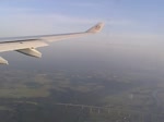 Landung am 18.06.13 in Düsseldorf gefilmt aus einem Airbus A330 der ETIHAD.