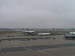 Boeing 747 der United Airlines beim Start in Frankfurt/Main