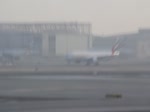 Eine startende B777 der Emirates in Dubai
06.01.2014